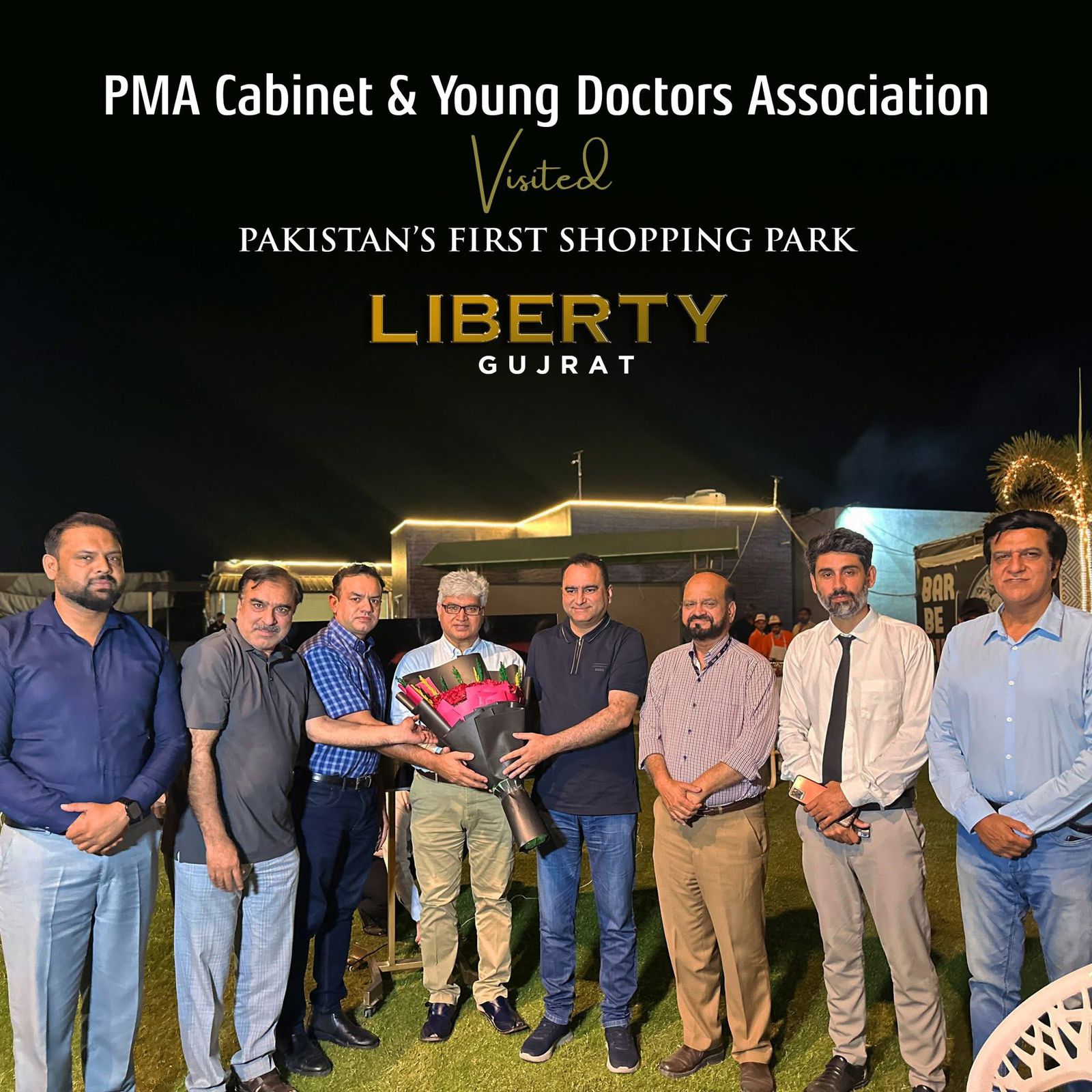 PMA Cabinet & Young Doctors Association Visit Liberty Gujrat – Pakistan’s First Shopping Park